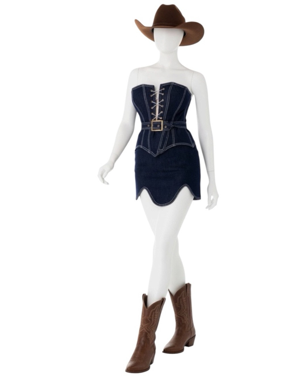 Galita two piece skirt set western vibes S M L